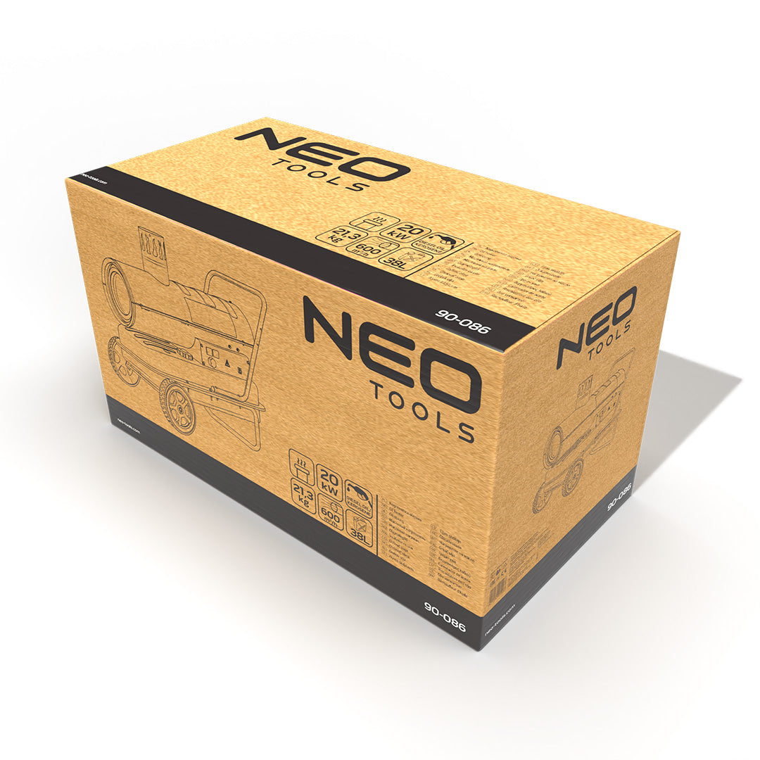 Olejový ohrievač s odsávaním 20kW od NEO TOOLS nájdeš na naravis.sk