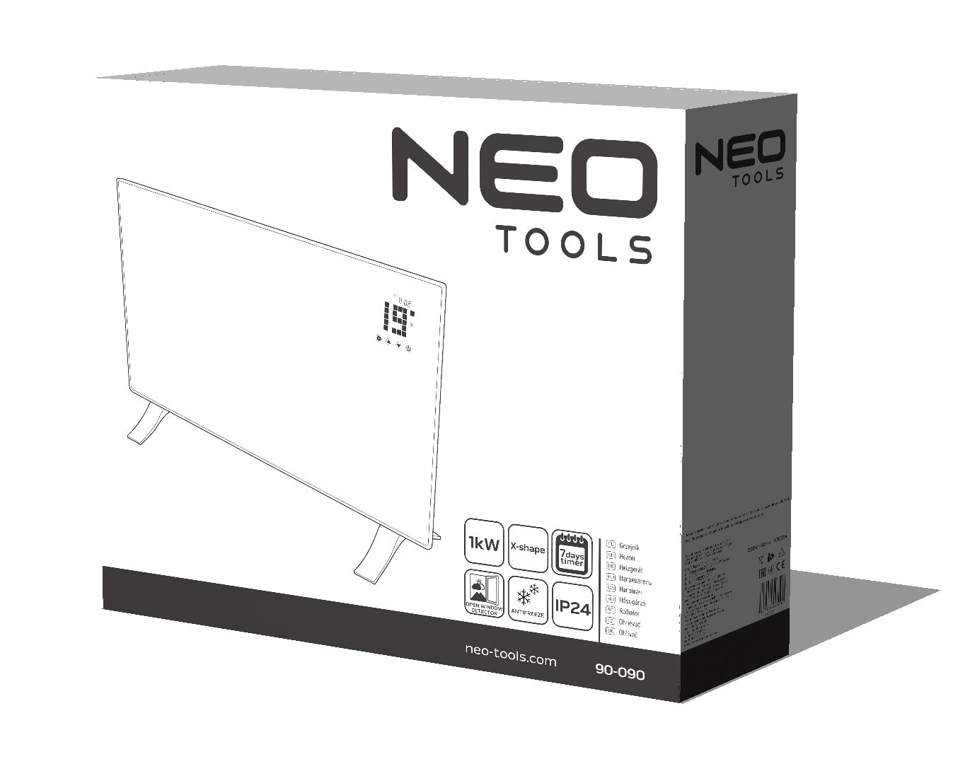 Elektrický konvektor 1000 W, IP24 od NEO TOOLS nájdeš na naravis.sk