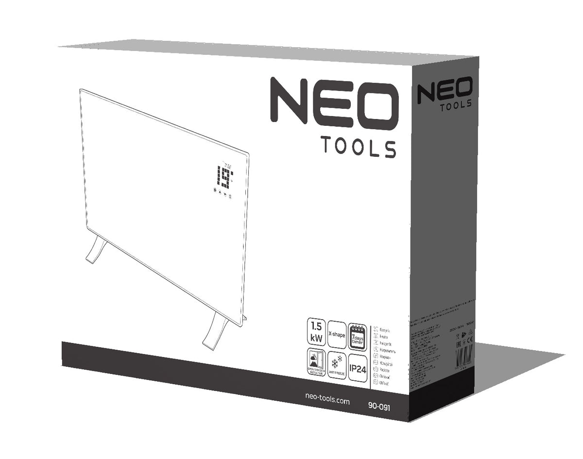 Elektrický konvektor 1500 W, IP24 od NEO TOOLS nájdeš na naravis.sk