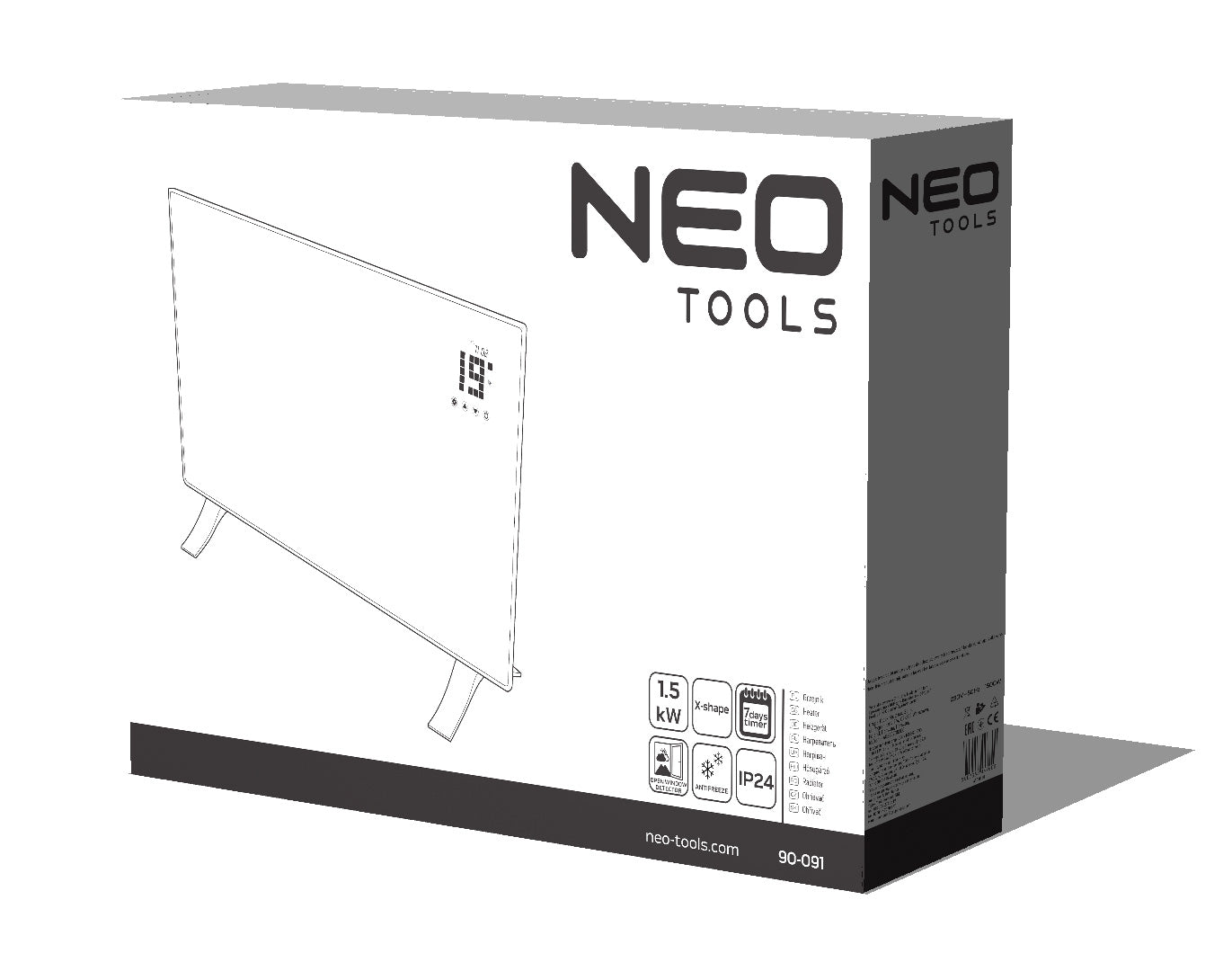Elektrický konvektor 1500 W, IP24 od NEO TOOLS nájdeš na naravis.sk