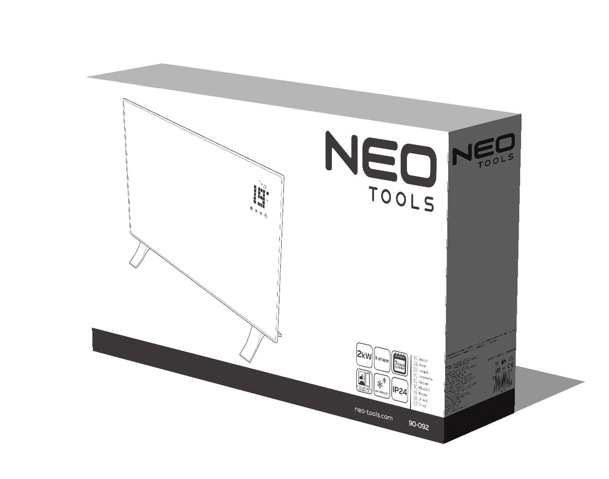 Elektrický konvektor 2000W, IP24 od NEO TOOLS nájdeš na naravis.sk