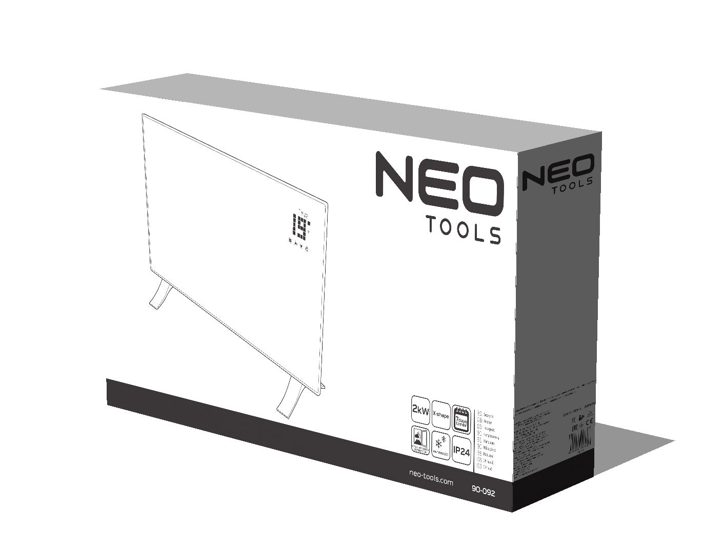 Elektrický konvektor 2000W, IP24 od NEO TOOLS nájdeš na naravis.sk