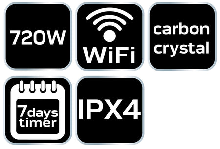 Infračervený vyhrievaný panel 720W, WIFI od NEO TOOLS nájdeš na naravis.sk