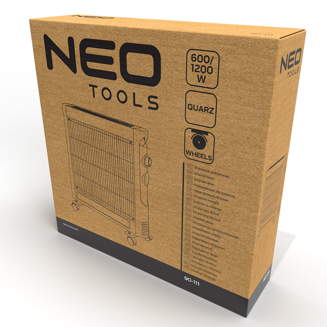 Kremenný infračervený osvetľovač 600W/1200 W od NEO TOOLS nájdeš na naravis.sk