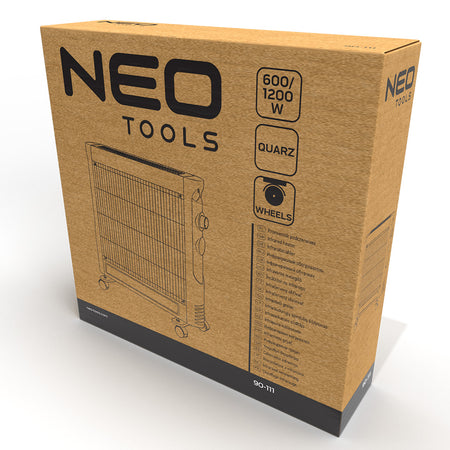 Kremenný infračervený osvetľovač 600W/1200 W od NEO TOOLS nájdeš na naravis.sk
