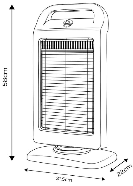 Halogénový infračervený žiarič 400/800/1200 W od NEO TOOLS nájdeš na naravis.sk