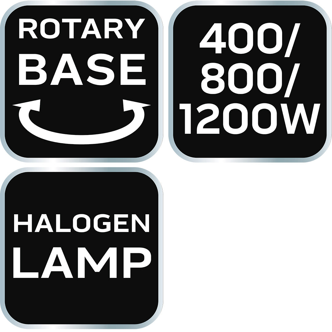 Halogénový infračervený žiarič 400/800/1200 W od NEO TOOLS nájdeš na naravis.sk