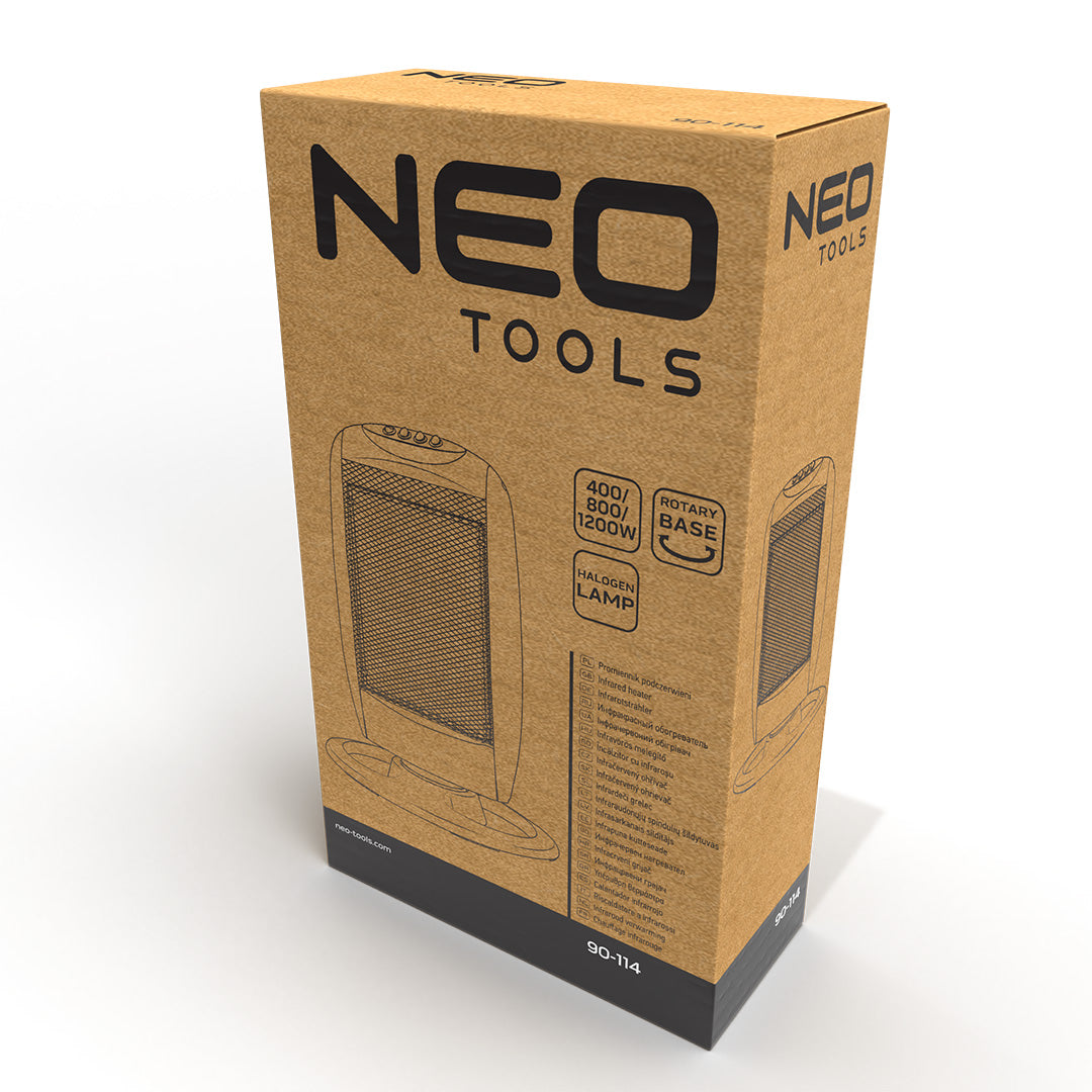 Halogénový infračervený žiarič 400/800/1200 W od NEO TOOLS nájdeš na naravis.sk