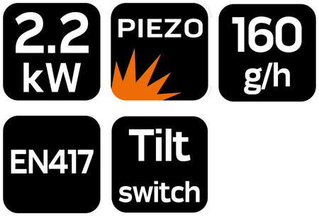Plynový turistický ohrievač 2,2 kWh od NEO TOOLS nájdeš na naravis.sk