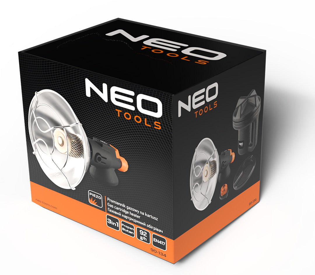 Plynový ohrievač s kazetou od NEO TOOLS nájdeš na naravis.sk