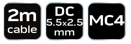Solárny predlžovací kábel DC 5,5*2,5, dĺžka 2 m od NEO TOOLS nájdeš na naravis.sk