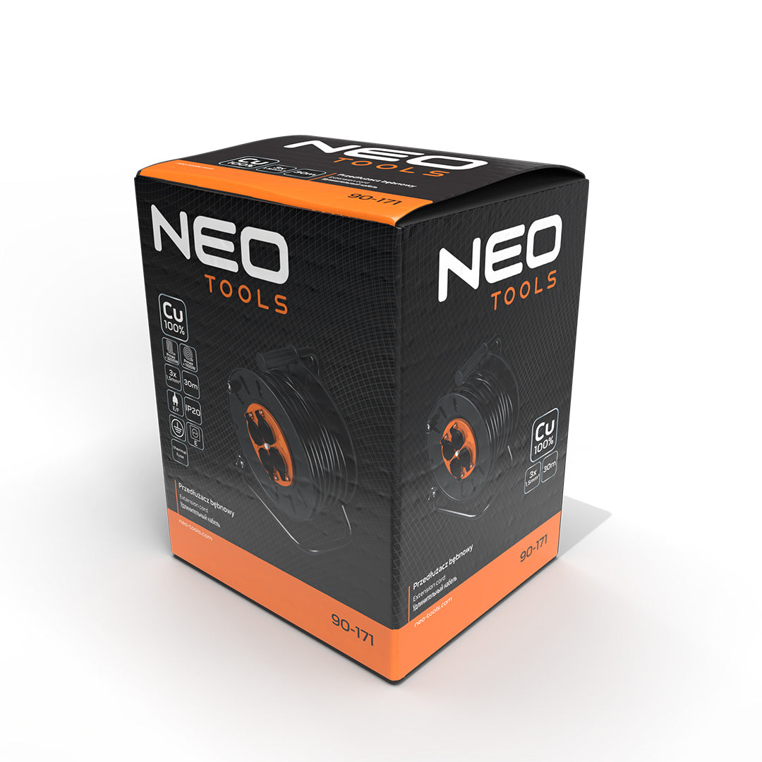 Predlžovací kábel 30 m, 3x1,5 mm2 od NEO TOOLS nájdeš na naravis.sk