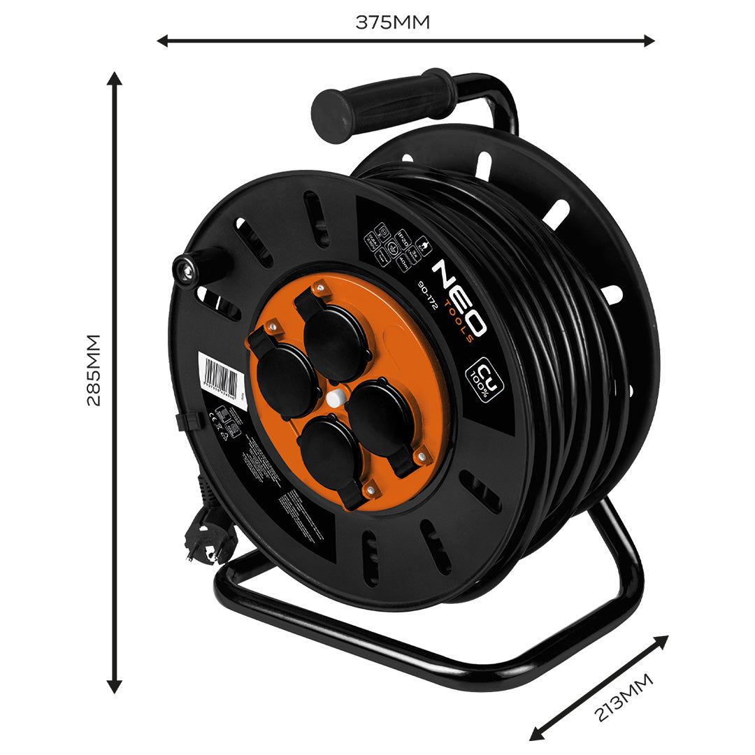 Predlžovací kábel 40 m, 3x1,5 mm2 od NEO TOOLS nájdeš na naravis.sk