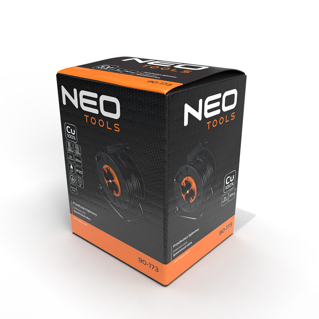 Predlžovací kábel 30 m, 3x2,5 mm2 od NEO TOOLS nájdeš na naravis.sk