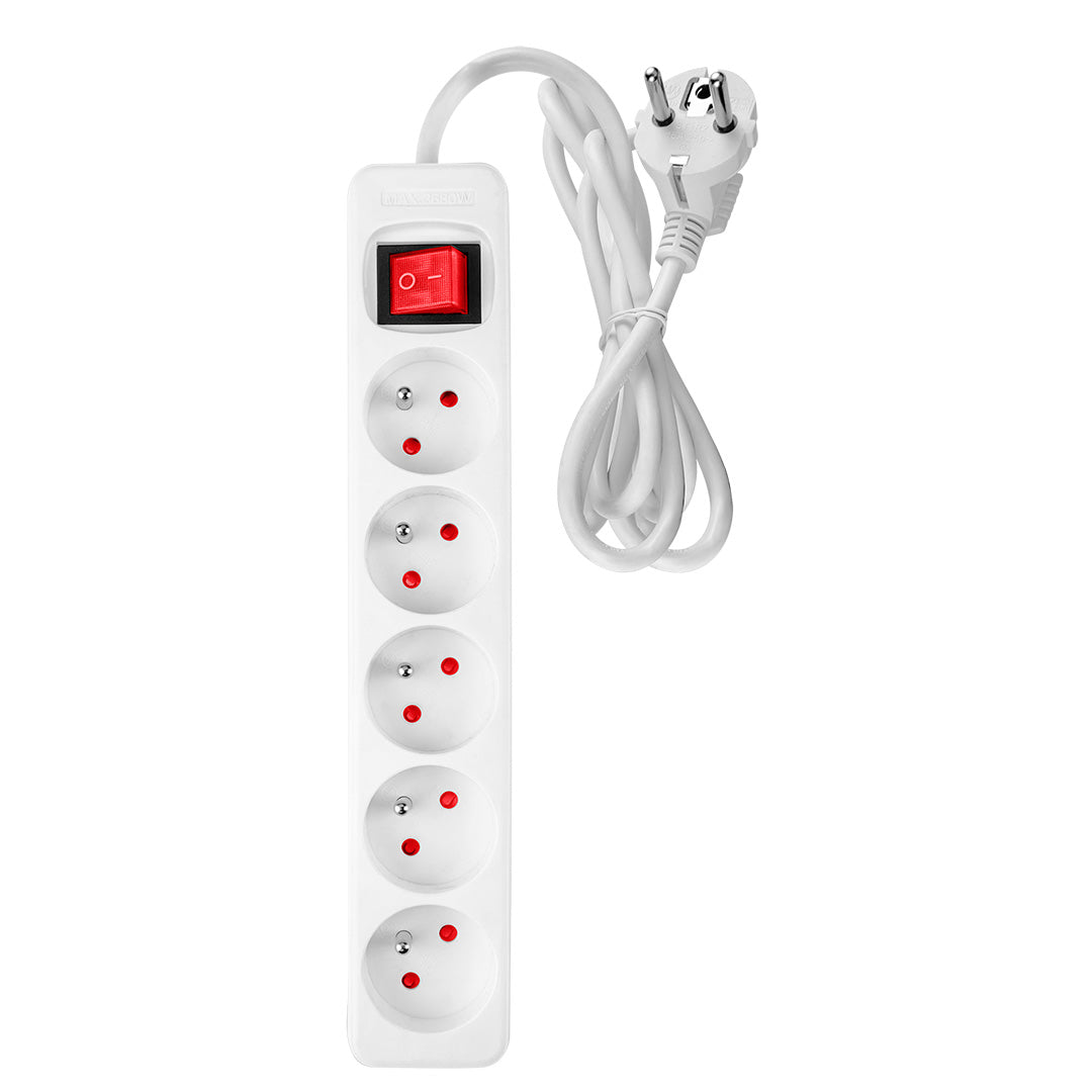 Predlžovací kábel 3m, 3x1,5mm2, 5G, biely, ON/OFF od NEO TOOLS nájdeš na naravis.sk