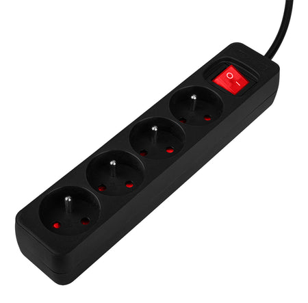 Predlžovací kábel 1,5 m, 3x1,5 mm2, 4G, čierny, ON/OFF od NEO TOOLS nájdeš na naravis.sk