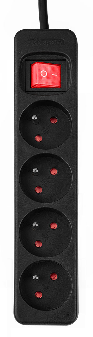 Predlžovací kábel 1,5 m, 3x1,5 mm2, 4G, čierny, ON/OFF od NEO TOOLS nájdeš na naravis.sk
