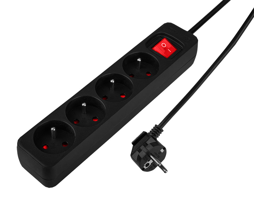 Predlžovací kábel 3 m, 3x1,5 mm2, 4G, čierny, ON/OFF od NEO TOOLS nájdeš na naravis.sk