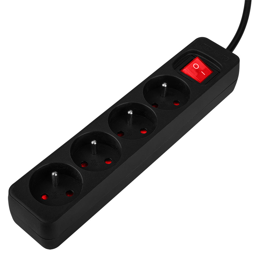Predlžovací kábel 3 m, 3x1,5 mm2, 4G, čierny, ON/OFF od NEO TOOLS nájdeš na naravis.sk
