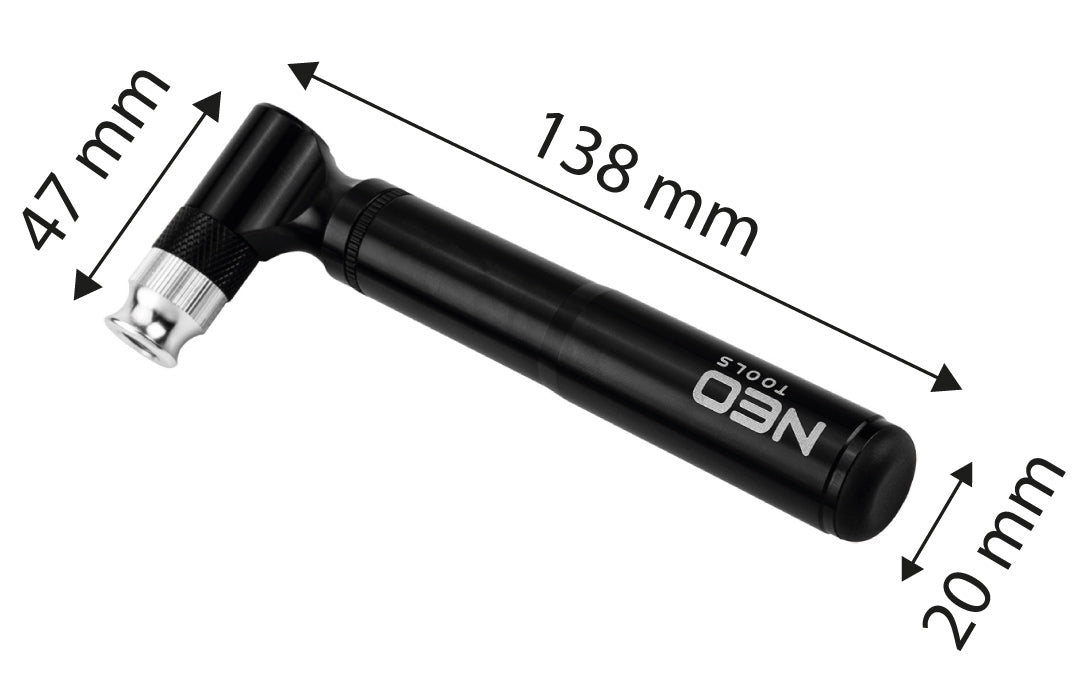 PRO Mini pumpa na bicykel od NEO TOOLS nájdeš na naravis.sk