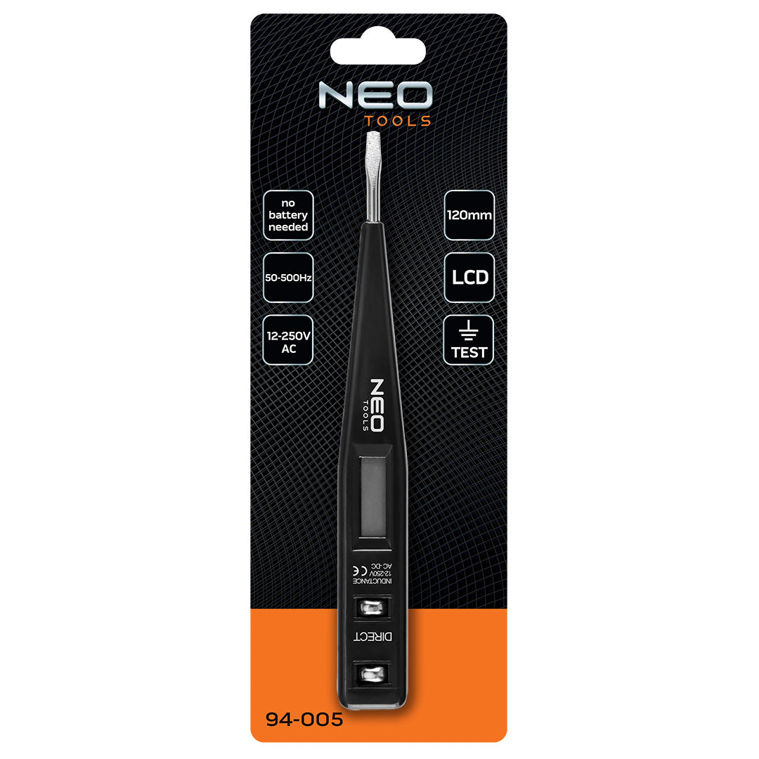 Digitálny tester napätia 12-250 V od NEO TOOLS nájdeš na naravis.sk