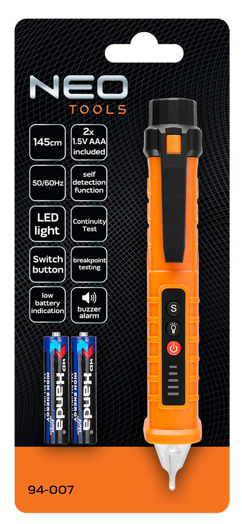 Indukčný tester napätia 12-1000V AC od NEO TOOLS nájdeš na naravis.sk