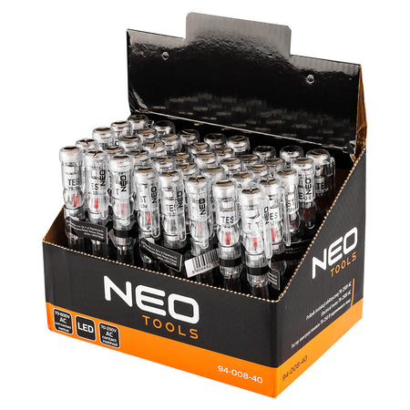 Skúšačka elektrickej inštalácie 70-250 V AC, 40 ks. od NEO TOOLS nájdeš na naravis.sk