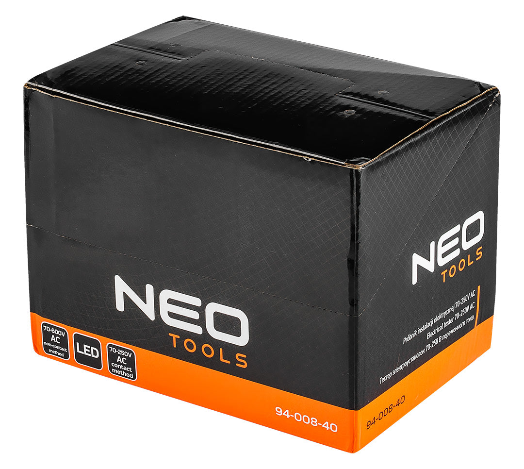 Skúšačka elektrickej inštalácie 70-250 V AC, 40 ks. od NEO TOOLS nájdeš na naravis.sk