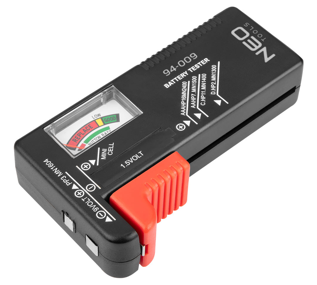 Tester batérií a akumulátorov od NEO TOOLS nájdeš na naravis.sk