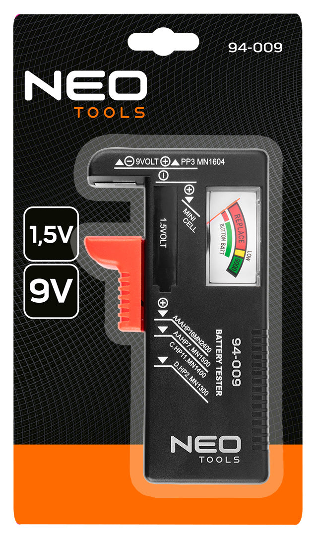 Tester batérií a akumulátorov od NEO TOOLS nájdeš na naravis.sk