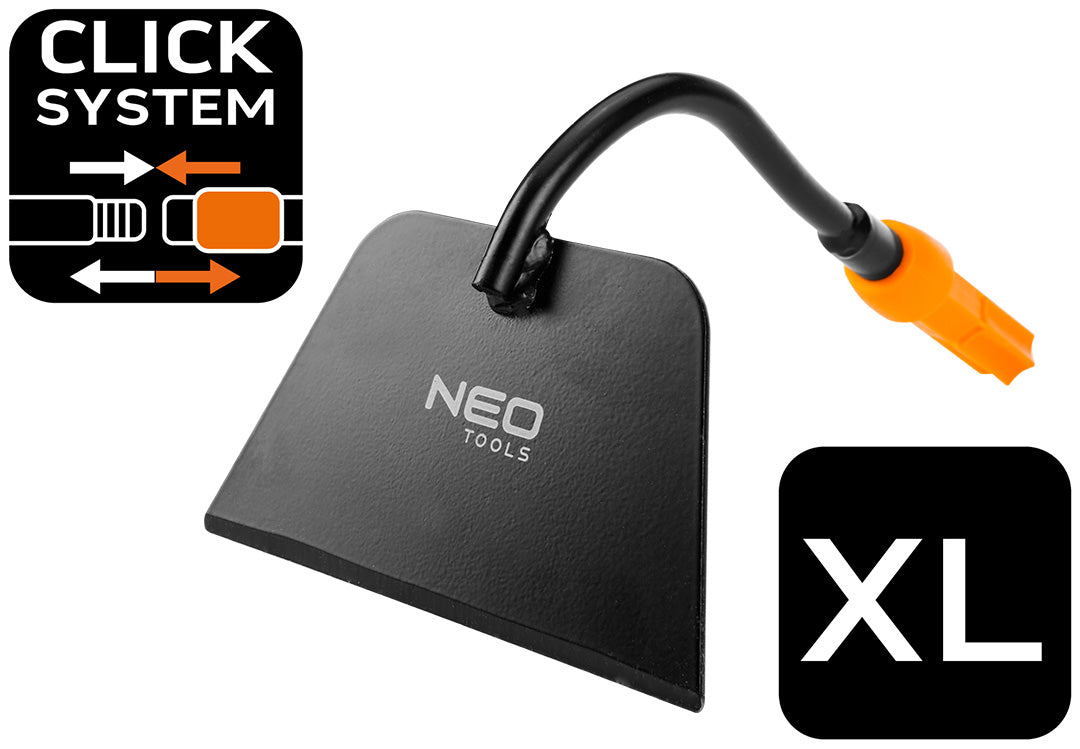 Motyka, jednoduchá násada. Systém NEO Click od NEO TOOLS nájdeš na naravis.sk