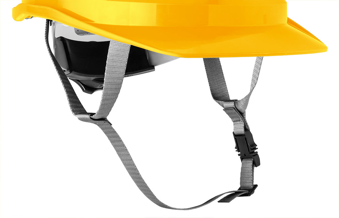 Priemyselná prilba s remienkom pod bradou, žltá od NEO TOOLS nájdeš na naravis.sk