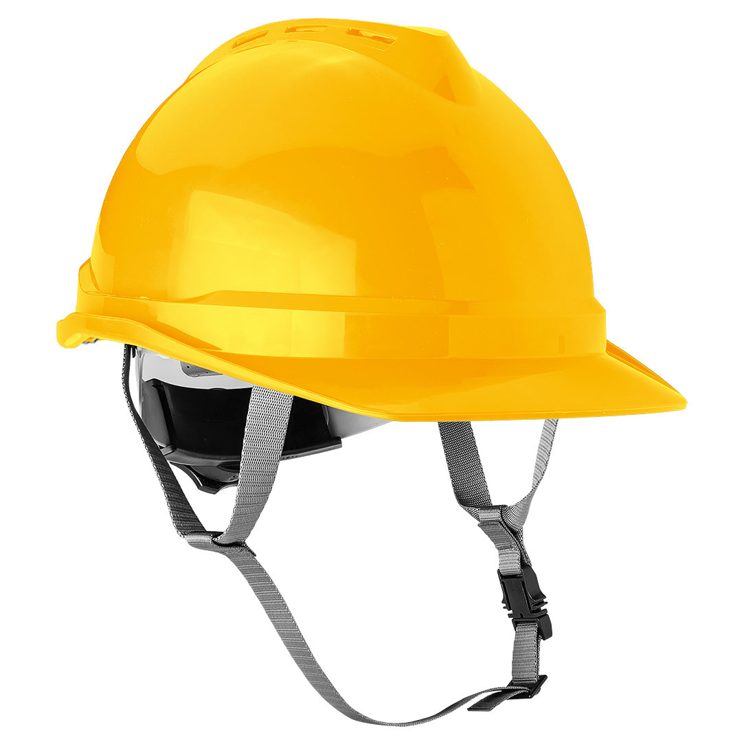 Priemyselná prilba s remienkom pod bradou, žltá od NEO TOOLS nájdeš na naravis.sk