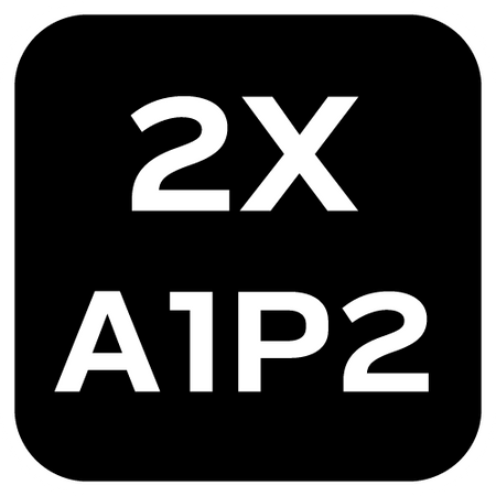 Silikónová polomaska + 2x absorbér A1P2 R od NEO TOOLS nájdeš na naravis.sk
