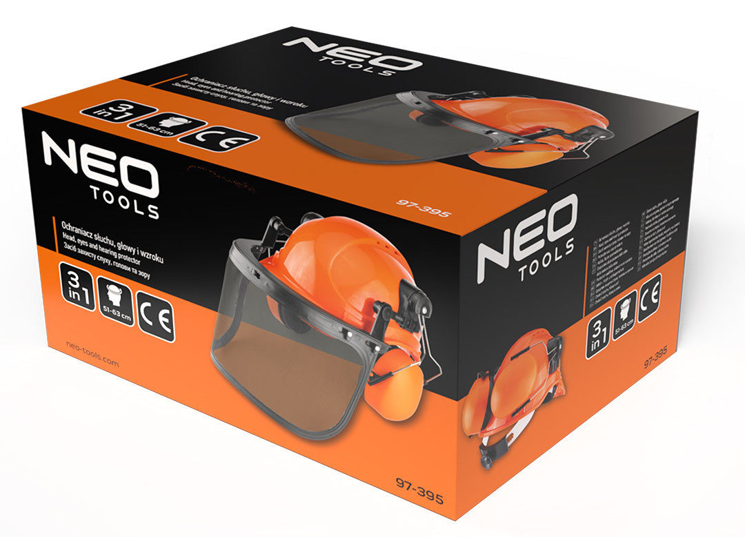Ochranná prilba pre píly 3 v 1 od NEO TOOLS nájdeš na naravis.sk