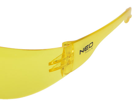 Ochranné okuliare, žlté šošovky, stupeň odolnosti F od NEO TOOLS nájdeš na naravis.sk