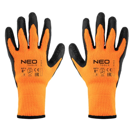 Izolované pracovné rukavice, polyester potiahnutý latexom, 2242X, veľkosť 8 od NEO TOOLS nájdeš na naravis.sk