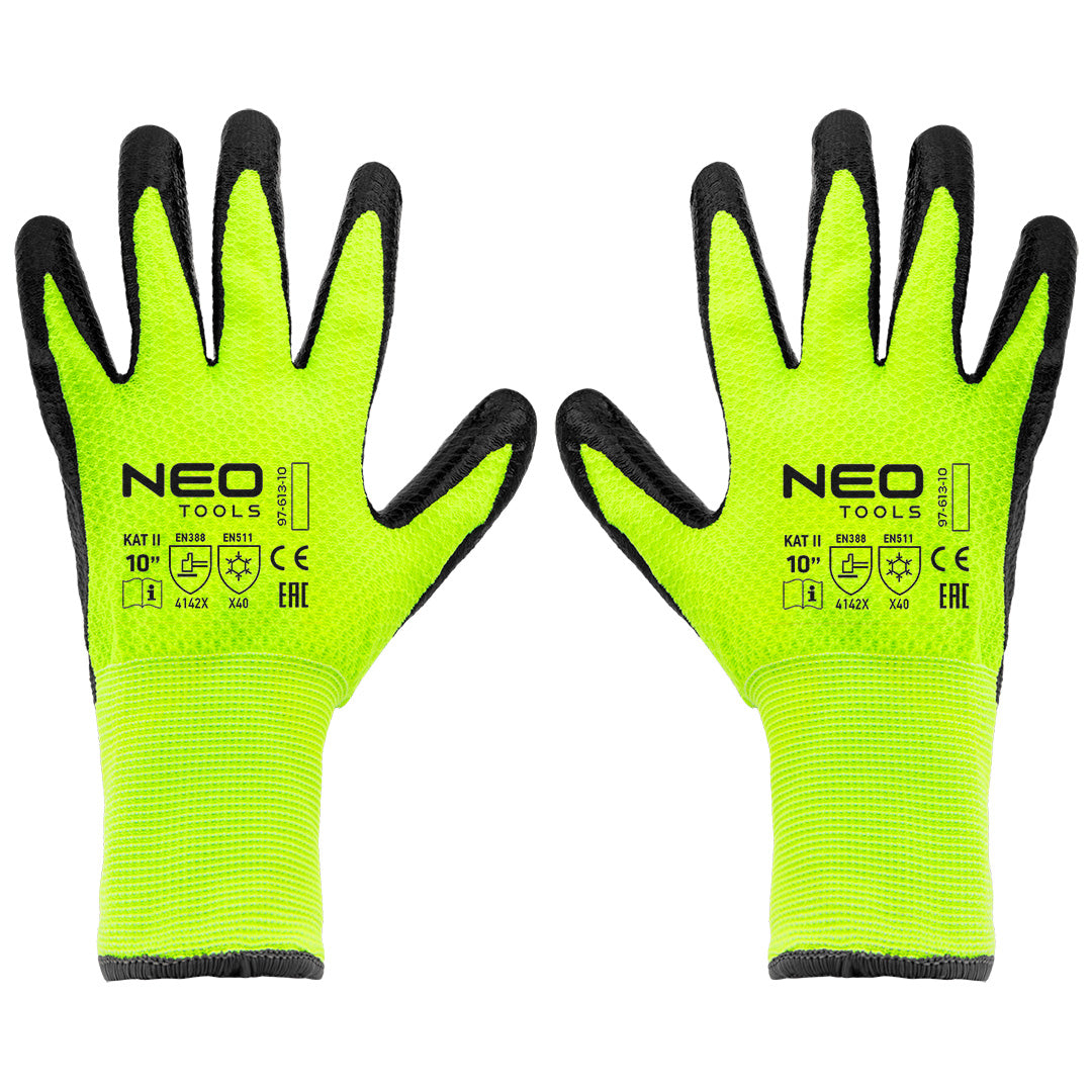 Izolované pracovné rukavice, nylon s latexovým povlakom, 4142X, veľkosť 10 od NEO TOOLS nájdeš na naravis.sk