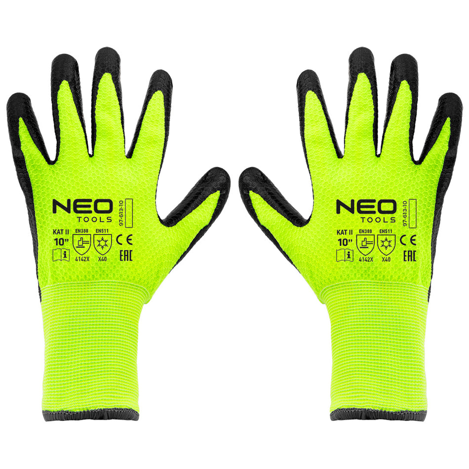Izolované pracovné rukavice, nylon s latexovým povlakom, 4142X, veľkosť 10 od NEO TOOLS nájdeš na naravis.sk