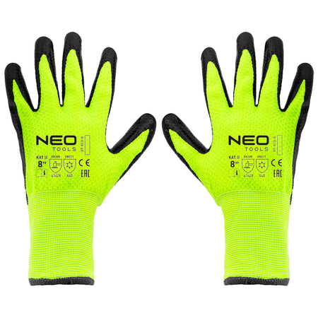 Izolované pracovné rukavice, nylon s latexovým povlakom, 4142X, veľkosť 8 od NEO TOOLS nájdeš na naravis.sk