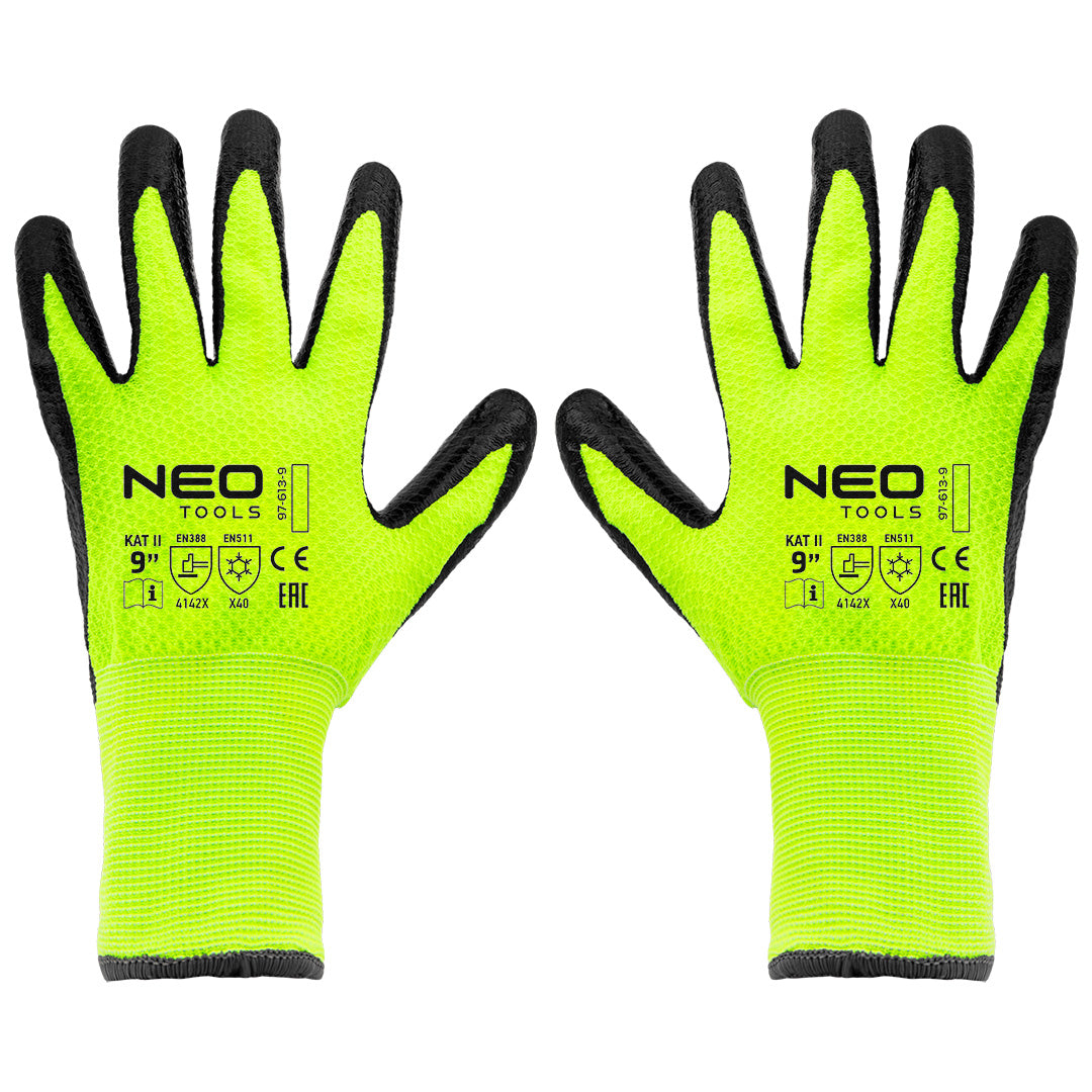 Izolované pracovné rukavice, nylon s latexovým povlakom, 4142X, veľkosť 9 od NEO TOOLS nájdeš na naravis.sk