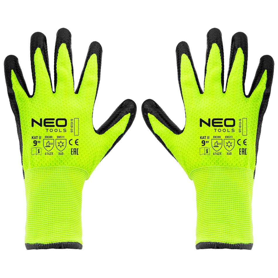 Izolované pracovné rukavice, nylon s latexovým povlakom, 4142X, veľkosť 9 od NEO TOOLS nájdeš na naravis.sk