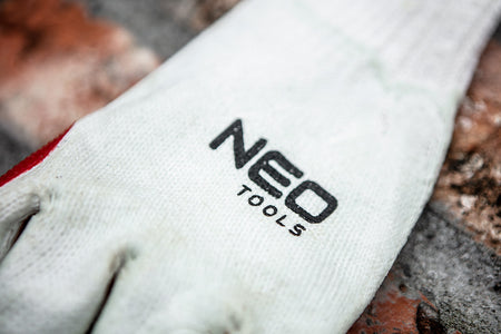 Rukavice , 65 % bavlna + 35 % polyester potiahnutý gumou , veľkosť 10 od NEO TOOLS nájdeš na naravis.sk