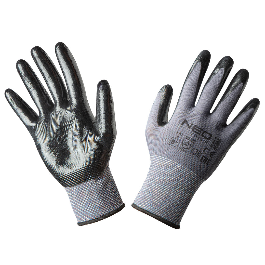 Pracovné rukavice, nylon s nitrilovým povlakom, 4131X, veľkosť 8 od NEO TOOLS nájdeš na naravis.sk