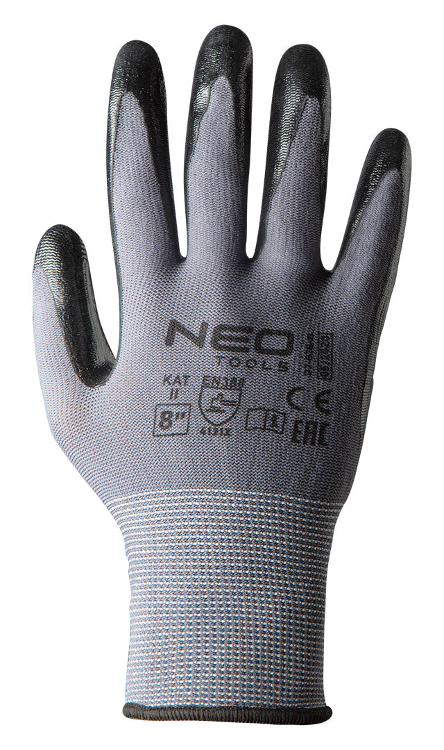 Pracovné rukavice, nylon s nitrilovým povlakom, 4131X, veľkosť 9 od NEO TOOLS nájdeš na naravis.sk
