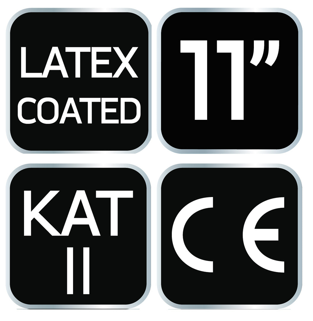 Pracovné rukavice, polyester s latexovým povlakom (pena), 3141X, veľkosť 11, hlavný materiál: nylon, povrchová úprava: Penový latex od NEO TOOLS nájdeš na naravis.sk