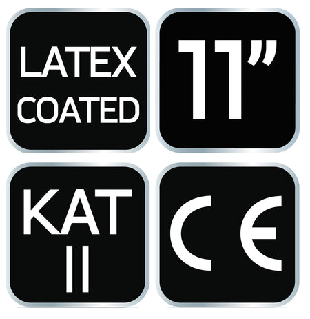 Pracovné rukavice, polyester s latexovým povlakom (pena), 3141X, veľkosť 11, hlavný materiál: nylon, povrchová úprava: Penový latex od NEO TOOLS nájdeš na naravis.sk