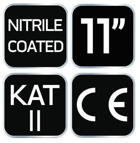 Pracovné rukavice, nylonové, bodkované s nitmi, 4131X, veľkosť 11 od NEO TOOLS nájdeš na naravis.sk