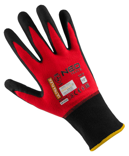Pracovné rukavice Ultraflex, nylon-spandex, polymetylnitrilový (penový) povlak, 4131X, veľkosť 10 od NEO TOOLS nájdeš na naravis.sk