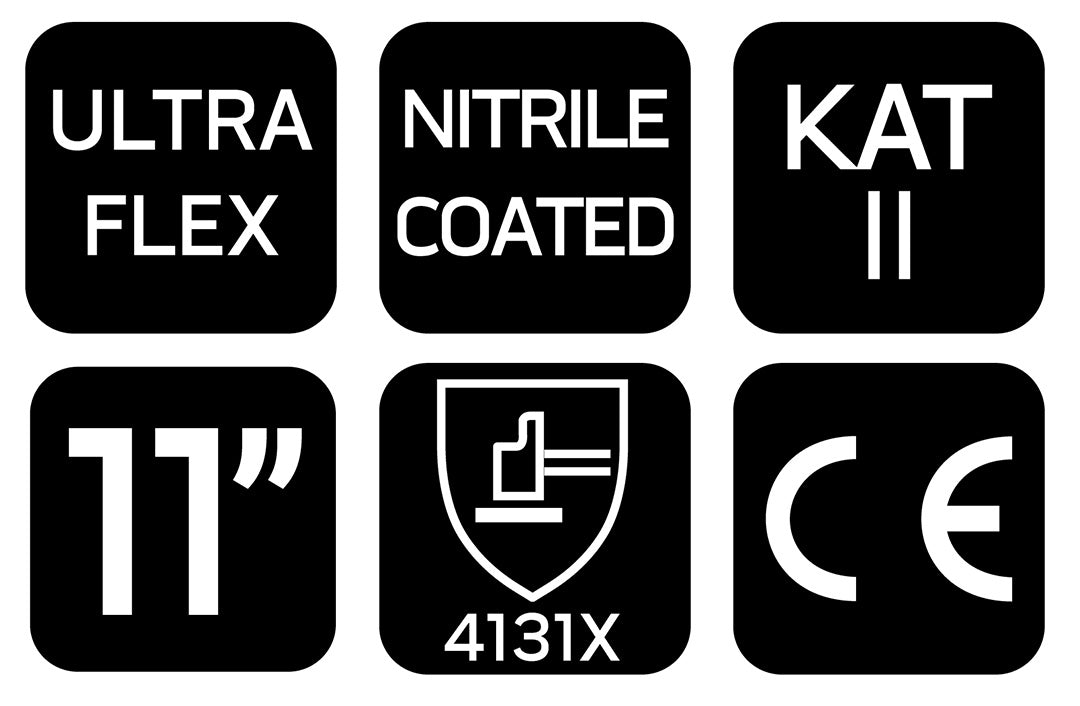 Pracovné rukavice Ultraflex, nylon-spandex, polymetylnitrilový (penový) povlak, 4131X, veľkosť 11 od NEO TOOLS nájdeš na naravis.sk